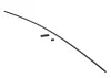 Traxxas Antenna tube black (1)/ vinyl antenna cap (1)/ wire retainer (1)