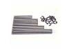 Traxxas Suspension pin set hard chrome (w/ E-clips)