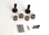 Traxxas Planet gears (4)/ planet shafts (4)/ sun gears (2)/sun gear alignment shaft (1) all hardened steel