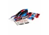 Traxxas Body, Bandit (also fits Bandit VXL), red/ wing (painted, decals applied)