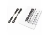 Traxxas Turnbuckles camber link 36mm (56mm center to center) (rear) (assembled with rod ends and hollow balls) (1 left 1 right)