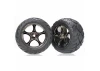 Traxxas Anaconda Tires with Tracer 2.2 Black Chrome Wheels (assembled glued) (rear)