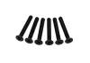Traxxas Screws 4x30mm countersunk machine (hex drive) (6)