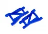 Traxxas Suspension arms, blue (rear, left + right), heavy duty