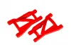 Traxxas Suspension arms, red (rear, left + right), heavy duty