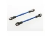 Traxxas Turnbuckles Aluminium (blue-anodized) toe links 59mm (2) (assembled w/ rod ends hollow balls) (requires 5mm Aluminium wrench 5477)