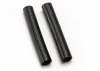 Traxxas Heat shield tubing fiberglass (2) (black)