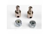 Traxxas Rod guides (2)/ 3mm nylon locknuts (2)