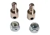 Traxxas Rod guides (2)/ 3mm nylon locknuts (2)
