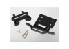 Traxxas Bumper front / bumper mount front / 4x23mm RM (2)/ 3x10mm RST (2) (black)