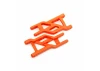 Traxxas Suspension arms, front (orange) (2) (heavy duty, cold weather material)