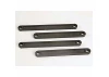 Traxxas Camber link set (plastic/ non-adjustable) (front rear) (black)