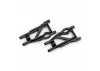 Traxxas Suspension arms, black, front/rear (left + right), heavy duty (2)