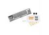 Traxxas Grill Bigfoot No. 1 (chrome)/ decals/ adhesive tape/ mounting hardware