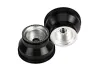 Traxxas Wheels satin chrome dual profile (2.0 outer 3.0 inner) (nitro rear/ electric front) (2)