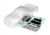 Traxxas Body, Stampede (also fits Stampede VXL) (clear, requires painting)/ window, lights, grille decal sheet (for clipless mounting)