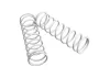 Traxxas Springs rear (white) (2)