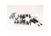 Traxxas Ultra Shocks (black) (long) (complete w/ spring pre-load spacers springs) (front) (2)