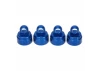 Traxxas Blue-anodized Aluminium Shock caps Aluminium (4) (fits all Ultra Shocks)