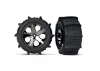 Traxxas 2.8 Paddle Tyres Assembled on Rear Wheels - 1 Pair