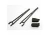 Traxxas Hold downs battery left right (2)/ foam spacers (2) (fits standard battery packs)
