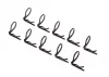 Traxxas Body clip (mounting clip) angled 90-degrees (black) (10)