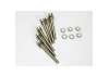 Traxxas Screws 3x28mm cap-head machine (hex drive) (6)/ 3x6mm ELW (6)