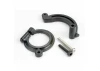 Traxxas Brake support bracket/ brake band/ 3x25mm roundhead machine screw (1)/ 3x16mm cap hex screw