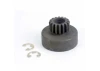 Traxxas Clutch bell (16-tooth)/5x8x0.5mm fiber washer (2)/ 5mm E-clip (requires 2728 - ball bearings 5x8x2.5mm (2)