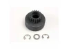 Traxxas Clutch bell (18-tooth)/ 5x8x0.5mm fiber washer (2)/ 5mm E-clip (requires 4609 - ball bearings 5x10x4mm (2)