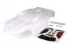 Traxxas Body Nitro Rustler (clear requires painting)/window grill lights decal sheet/ wing and Aluminium hardware