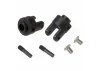 Traxxas Differential output yokes black (2)/ 3x5mm countersunk screws (2)/ screw pin (2)