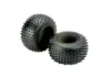 Traxxas Tires Pro-Trax spiked 2.2 (soft-compound)(rear) (2)/ foam inserts (2)