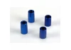 Traxxas Tapered bearing block spacers (blue-anodized Aluminium) (3x6x10.75mm) (2)/(3x6x8.9mm) (2)