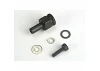 Traxxas Adapter nut clutch/ 3x10mm cap screw/washer/ split washer (not for use with IPS crankshafts)