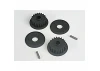 Traxxas Pulleys 20-groove (middle) (2)/flanges (2)/ axle pins (2)