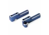 Traxxas Aluminium Steering/Shift Servo Mounts (blue-anodized)