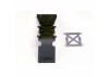Traxxas Skidplate front plastic (black)/ stainless steel plate