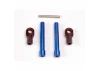 Traxxas Bellcrank posts Aluminium (2)/ steering link threaded rod (3x25mm)/ long rod ends (2)