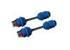 Traxxas Driveshafts center T-MAXX 2.5 (steel constant-velocity) front (1)/ rear (1) (assembled w/inner and outer dust boots for T-MAXX w/Optidrive transmission)