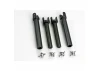 Traxxas Half shafts long (heavy duty) (external-splined (2) internal-splined (2)/ metal U-joints (4)