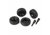 Traxxas Wheels (4)/ Axles (2) for MAXX wheelie bar