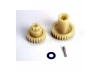 Traxxas Primary gears: forward (28-T)/ reverse (22-T)/ set screw yoke pin M3/12 (1)/ 5x10x0.5mm PTFE-coated washer (1)