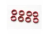 Traxxas Spacer pushrod (Aluminium red) (use with 5318 or 5318X pushrod and 5358 progressive 2 rockers) (8)