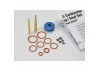 Traxxas O-ring and seal set carburetor/ O-rings: 2x1mm (3) 10x1mm (4) 2.5x1.15mm (2) 6.2x1.2mm (1)/ 5x.9mm O-ring installation tool/ 5.3x7.8x.6mm crush washer (2)/ carburetor dust boot (1) (TRX 2.5 2.5R)