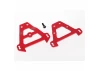 Traxxas Bulkhead tie bars front rear (red-anodized Aluminium)