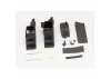 Traxxas Box receiver battery (2)/ cover/ foam pad adhesive/ charge jack plug (rubber)/ 4x8mm BCS (1)/ 4x12mm BCS (2) (contains both boxes to accommodate either AA battery holder or RX flat pack)