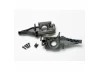 Traxxas Bulkhead rear (L R halves)/ diff retainer rear/ 4x14mm BCS (2)