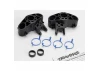 Traxxas Axle carriers left right (1 each) (use with larger 6x13mm ball bearings)/ bearing adapters (for 6x12mm ball bearings) (2)/ dust boot retainers (4)