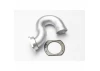 Traxxas Header exhaust (tubular Aluminium silver-anodized)/ spring mount (TRX 2.5 2.5R 3.3)